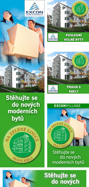 Excon Village - reklamní bannery