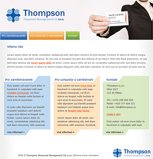 Thompson Personnel Management CZ